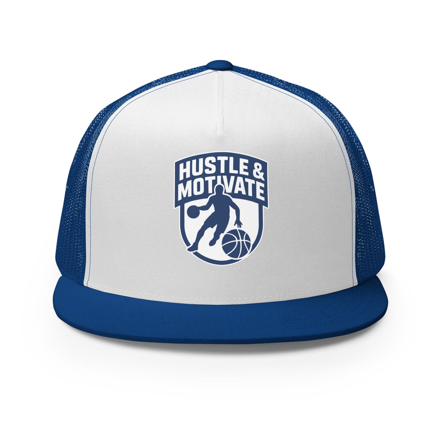 Performance | 5 Panel Trucker Cap | Hustle and Motivate Basketball