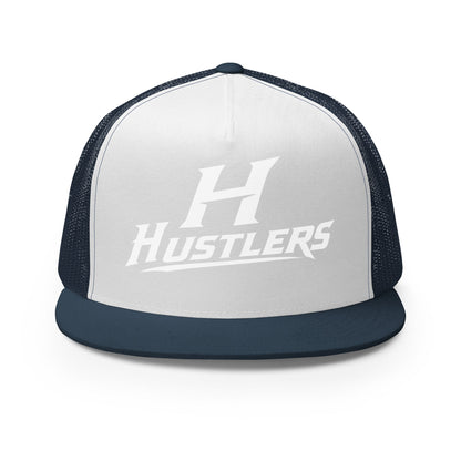 Performance | 5 Panel Trucker Cap | Hustlers Softball | Crest Logo