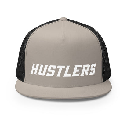 Performance | 5 Panel Trucker Cap | Hustlers Softball | Modern Script Logo