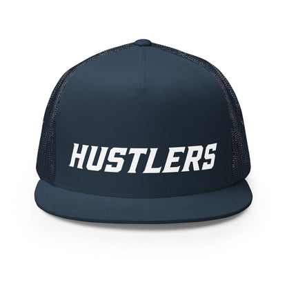 Performance | 5 Panel Trucker Cap | Hustlers Softball | Modern Script Logo