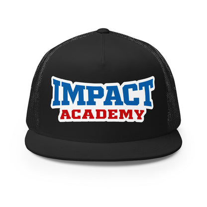 Performance | 5 Panel Trucker Cap | Impact Academy | Icon Logo