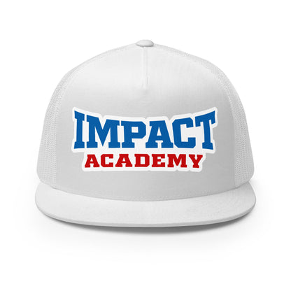 Performance | 5 Panel Trucker Cap | Impact Academy | Icon Logo