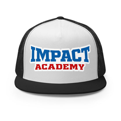 Performance | 5 Panel Trucker Cap | Impact Academy | Icon Logo