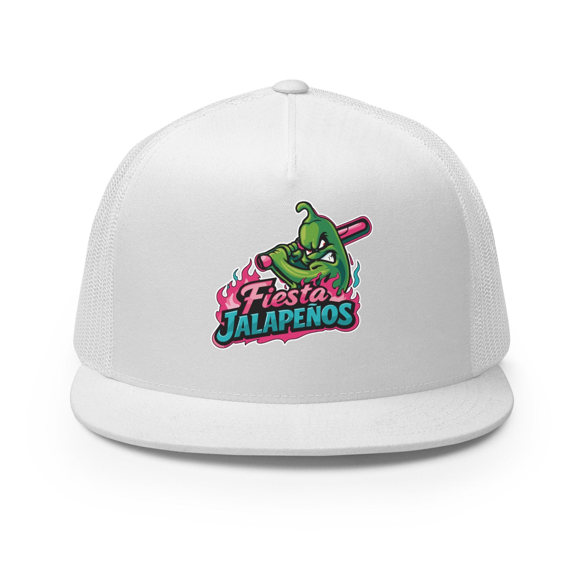 Performance | 5 Panel Trucker Cap | Jalapenos Baseball | Fiesta Logo