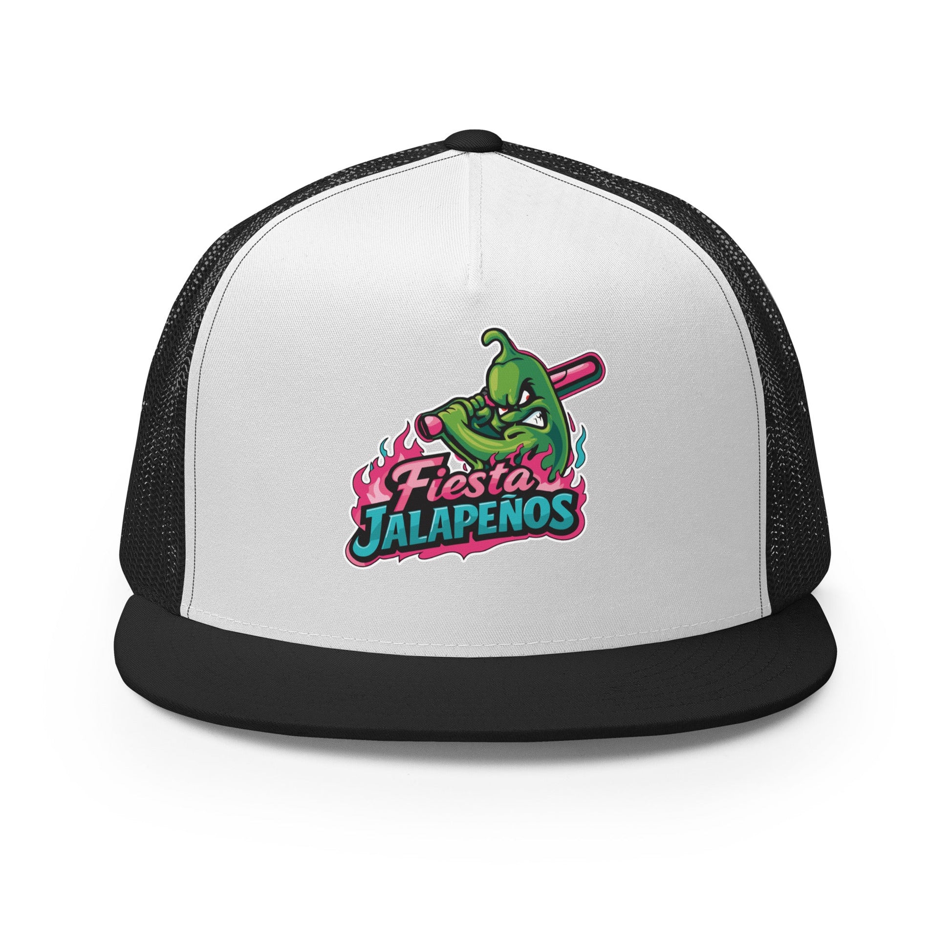 Performance | 5 Panel Trucker Cap | Jalapenos Baseball | Fiesta Logo