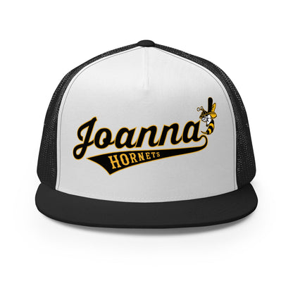 Performance | 5 Panel Trucker Cap | Joanna Hornets | Script Logo