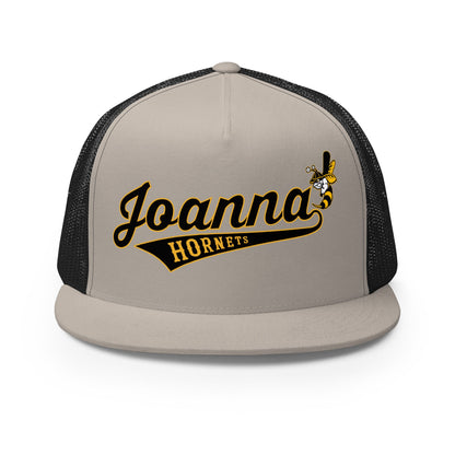 Performance | 5 Panel Trucker Cap | Joanna Hornets | Script Logo