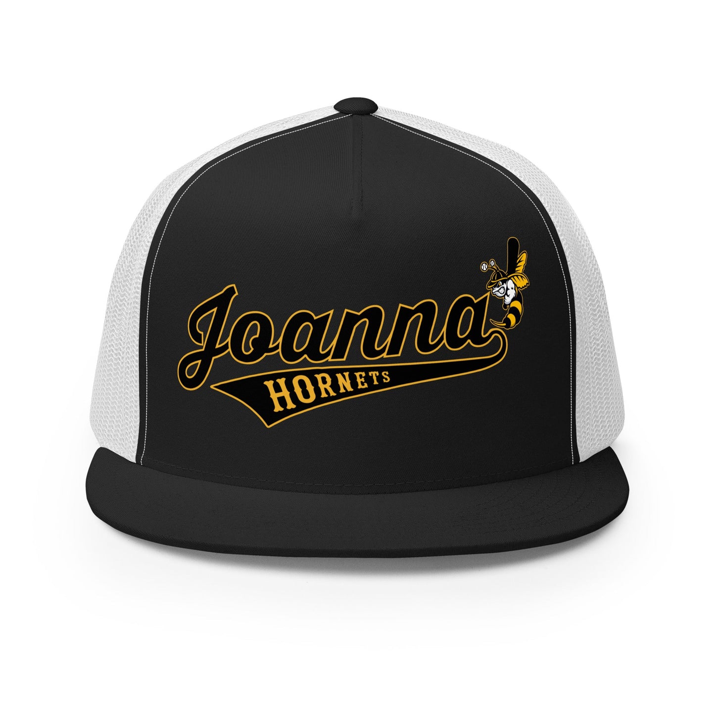 Performance | 5 Panel Trucker Cap | Joanna Hornets | Script Logo