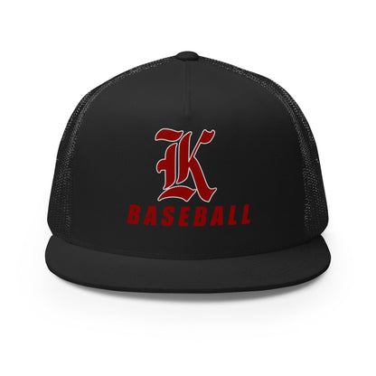 Performance | 5 Panel Trucker Cap | Kofa Baseball Booster Club | Vanguard Logo
