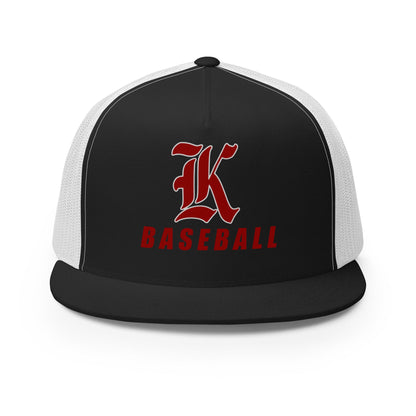 Performance | 5 Panel Trucker Cap | Kofa Baseball Booster Club | Vanguard Logo