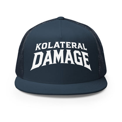 Performance | 5 Panel Trucker Cap | Kolateral Damage E-Sports | Ice Kold Crest Logo