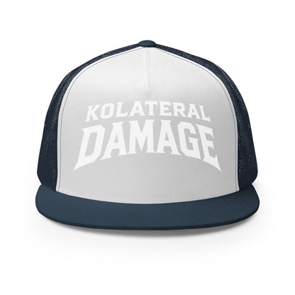 Performance | 5 Panel Trucker Cap | Kolateral Damage E-Sports | Ice Kold Crest Logo