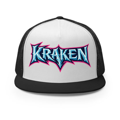 Performance | 5 Panel Trucker Cap | Kraken Fastpitch | Script Logo