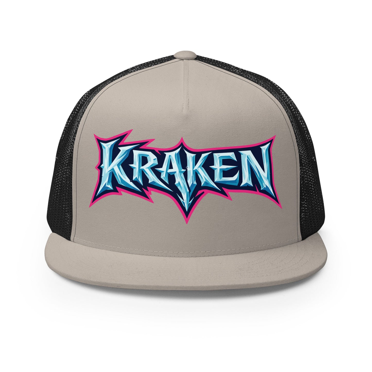 Performance | 5 Panel Trucker Cap | Kraken Fastpitch | Script Logo