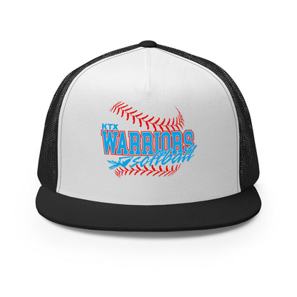 Performance | 5 Panel Trucker Cap | KTX Warriors | Softball Logo