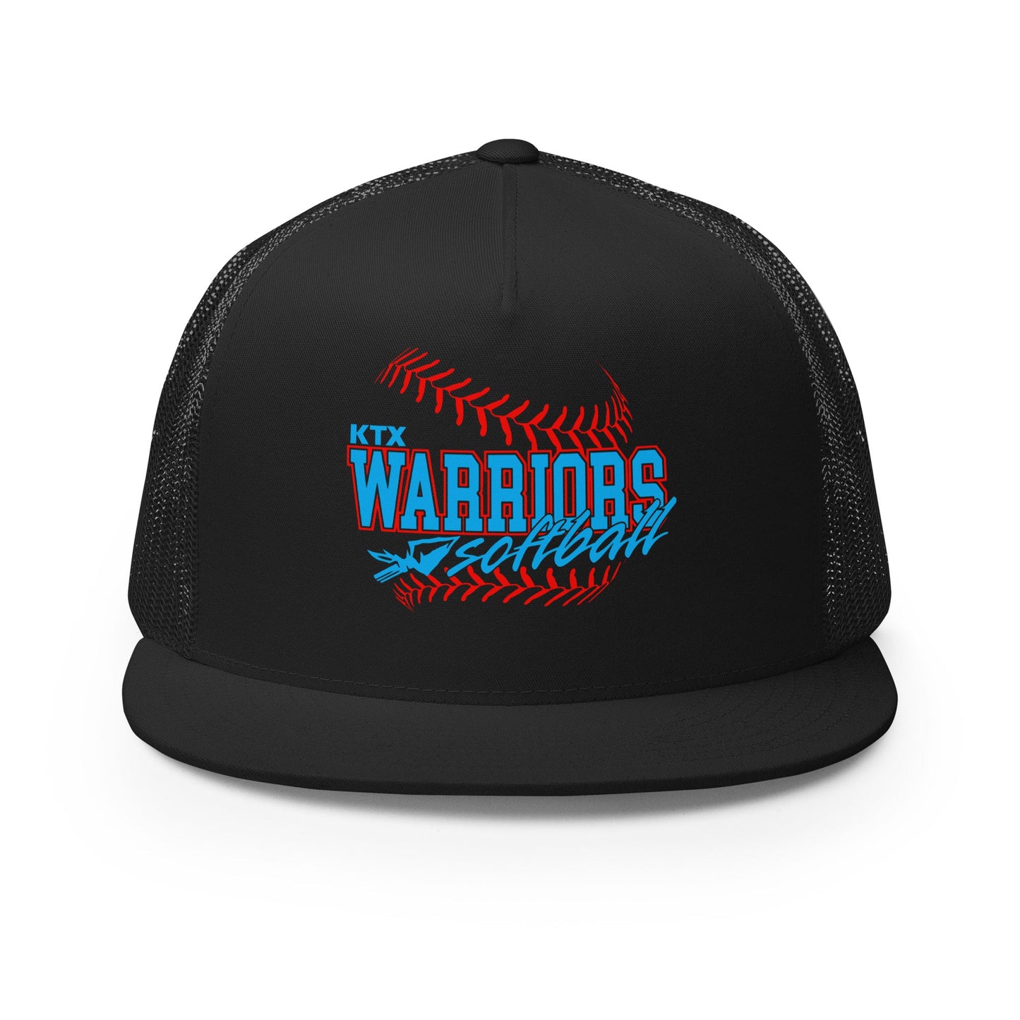 Performance | 5 Panel Trucker Cap | KTX Warriors | Softball Logo