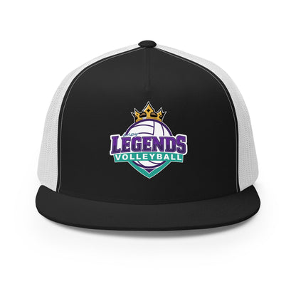 Performance | 5 Panel Trucker Cap | Lady Legends Volleyball | Crown Logo