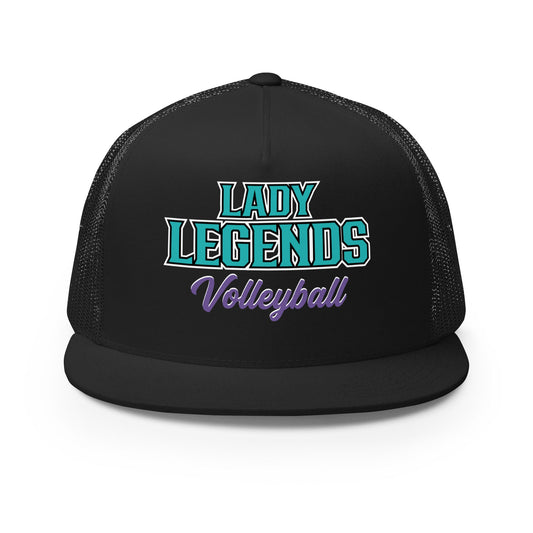 Performance | 5 Panel Trucker Cap | Lady Legends Volleyball