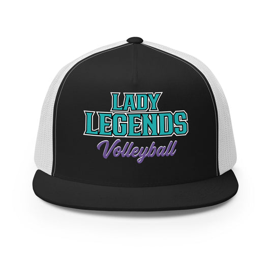 Performance | 5 Panel Trucker Cap | Lady Legends Volleyball
