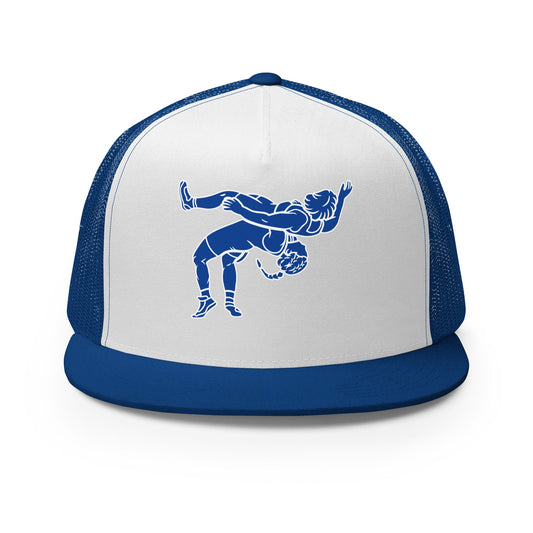 Performance | 5 Panel Trucker Cap | Lady Senators Wrestling | Wrestler Logo