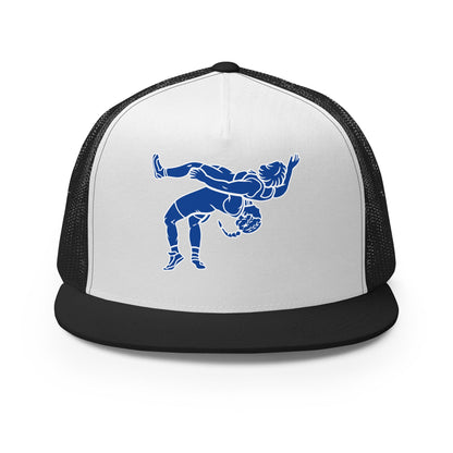 Performance | 5 Panel Trucker Cap | Lady Senators Wrestling | Wrestler Logo