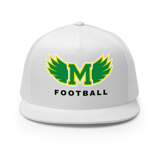 Performance | 5 Panel Trucker Cap | Lake Minneola Hawks Football | Main Logo