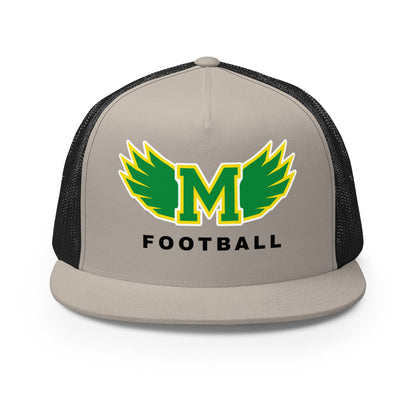 Performance | 5 Panel Trucker Cap | Lake Minneola Hawks Football | Main Logo