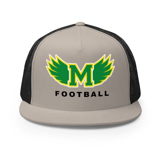 Performance | 5 Panel Trucker Cap | Lake Minneola Hawks Football | Main Logo