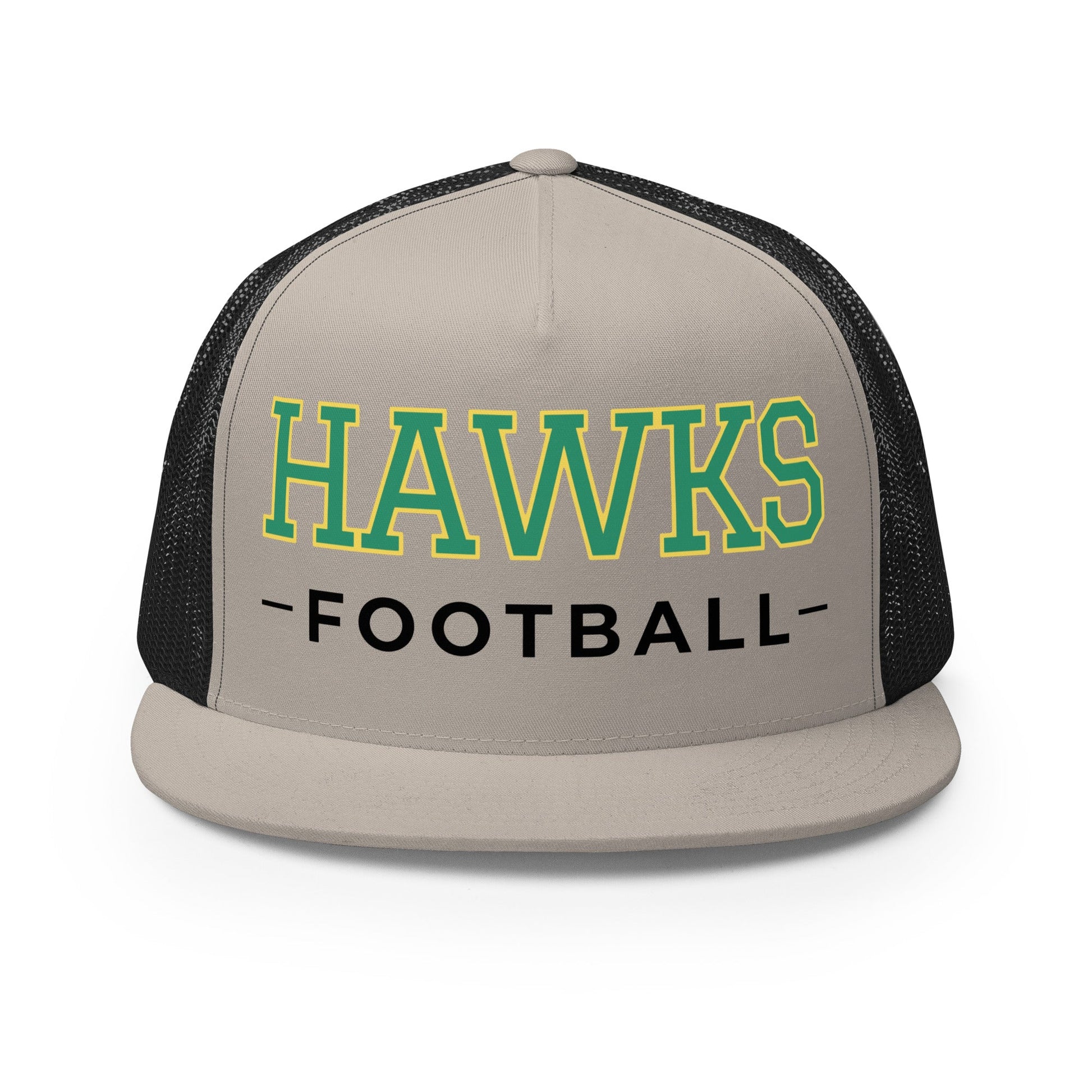 Performance | 5 Panel Trucker Cap | Lake Minneola Hawks Football | Mark Logo