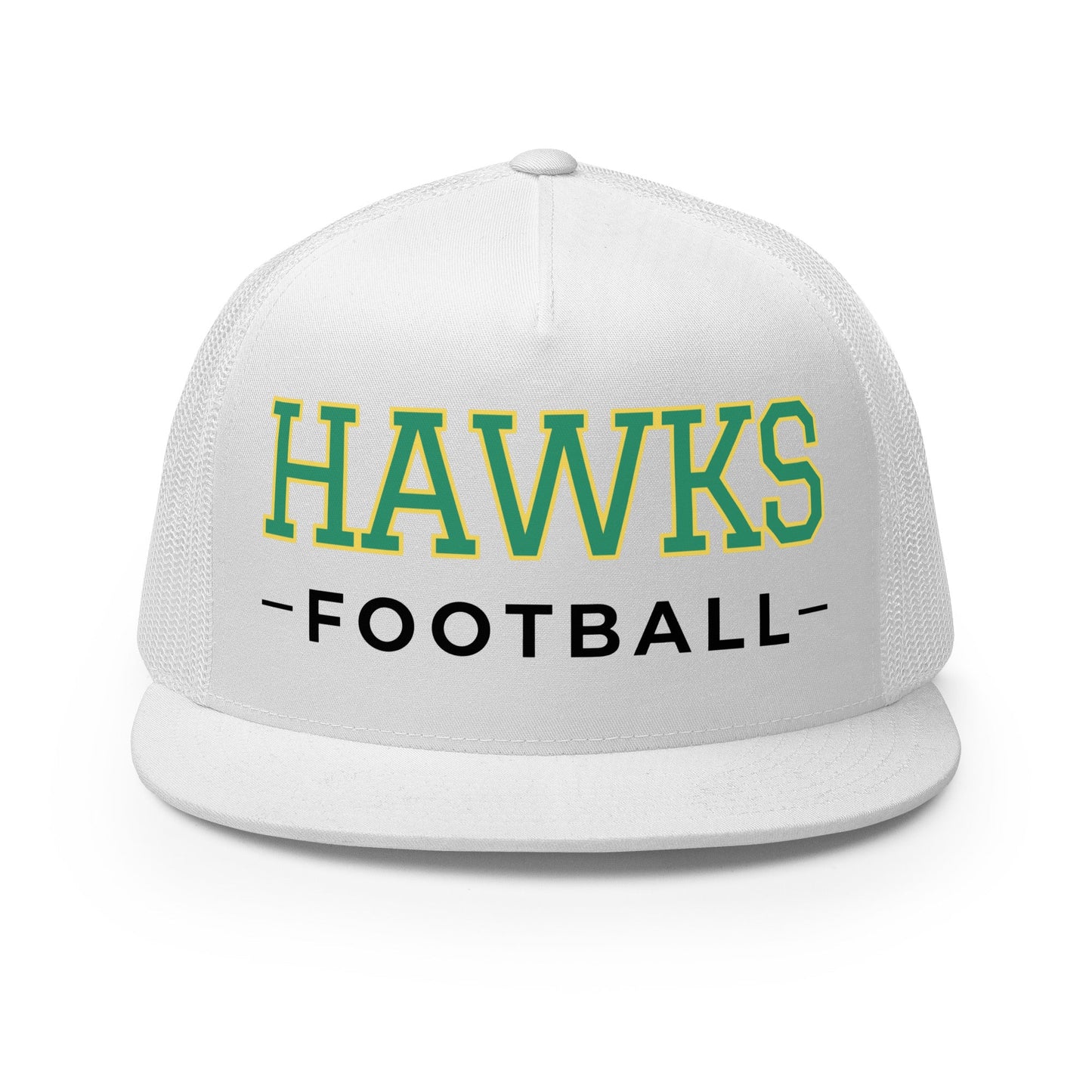 Performance | 5 Panel Trucker Cap | Lake Minneola Hawks Football | Mark Logo