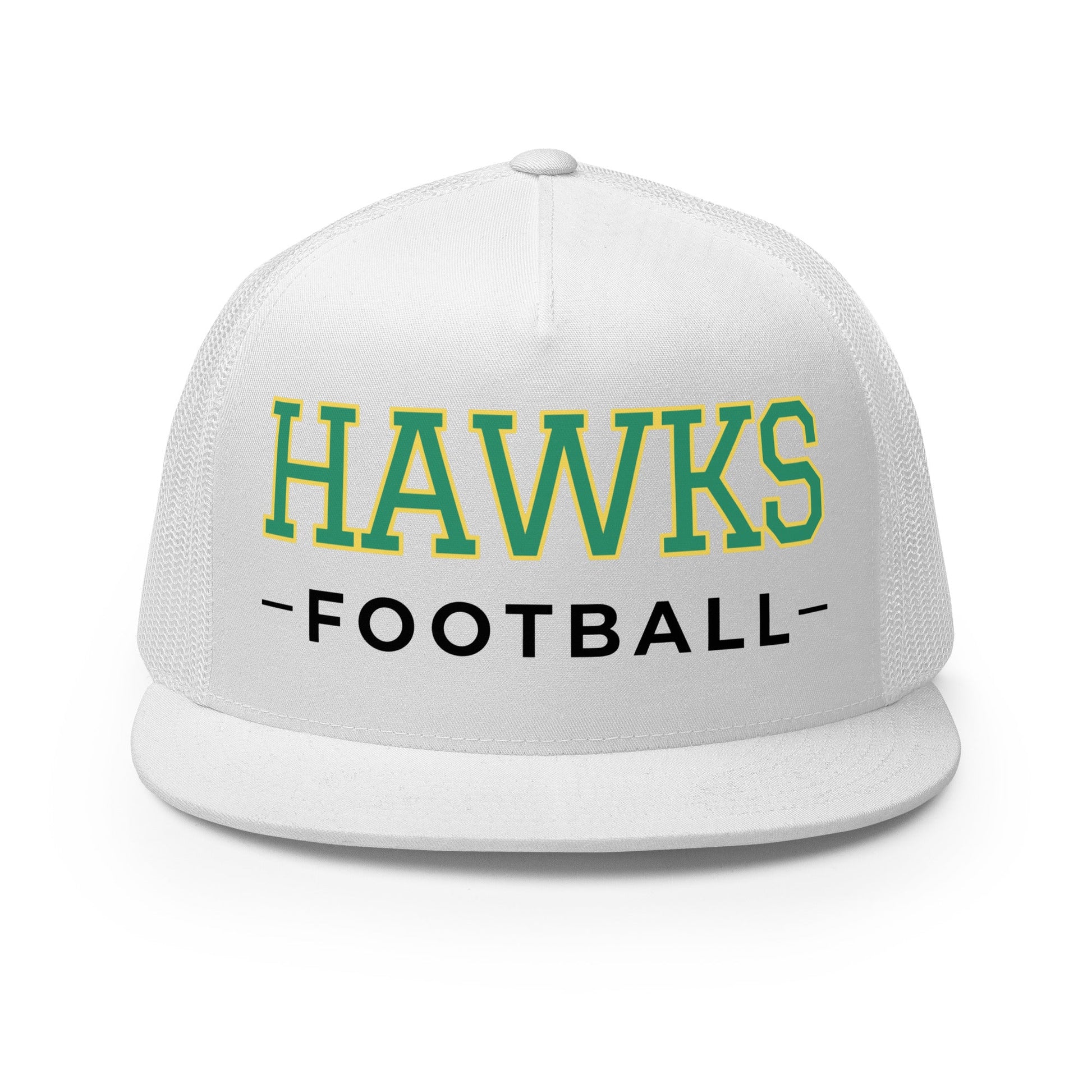 Performance | 5 Panel Trucker Cap | Lake Minneola Hawks Football | Mark Logo