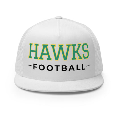 Performance | 5 Panel Trucker Cap | Lake Minneola Hawks Football | Mark Logo