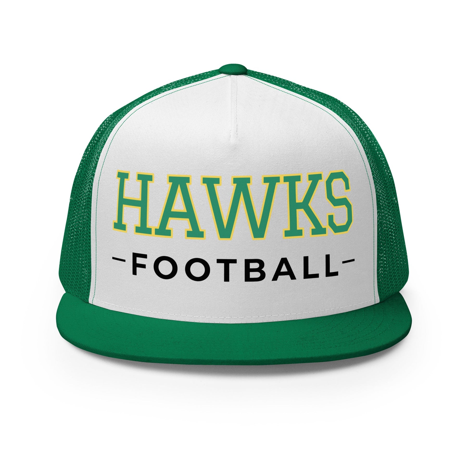 Performance | 5 Panel Trucker Cap | Lake Minneola Hawks Football | Mark Logo