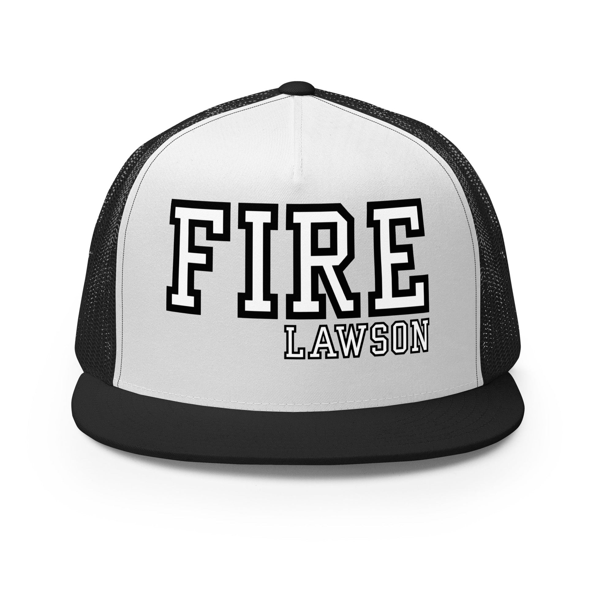 Performance | 5 Panel Trucker Cap | Lawson Fire Department | Script Logo