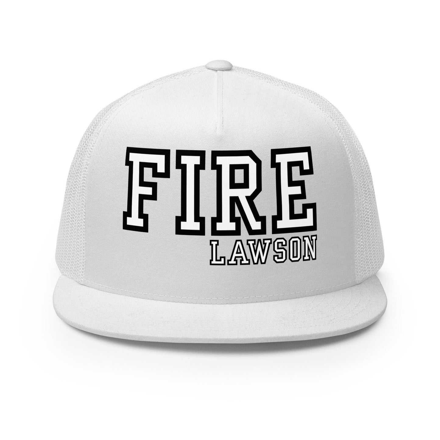 Performance | 5 Panel Trucker Cap | Lawson Fire Department | Script Logo