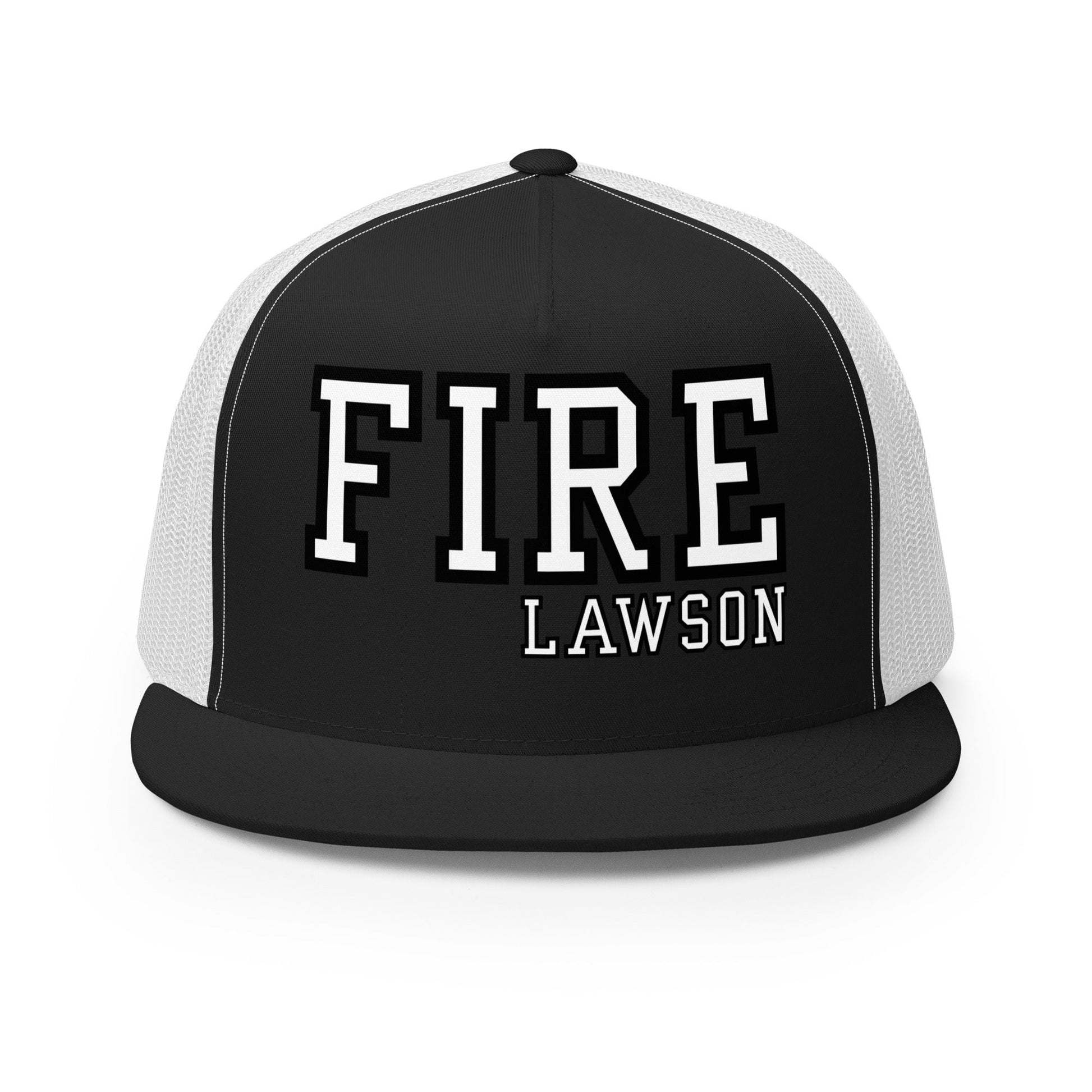 Performance | 5 Panel Trucker Cap | Lawson Fire Department | Script Logo