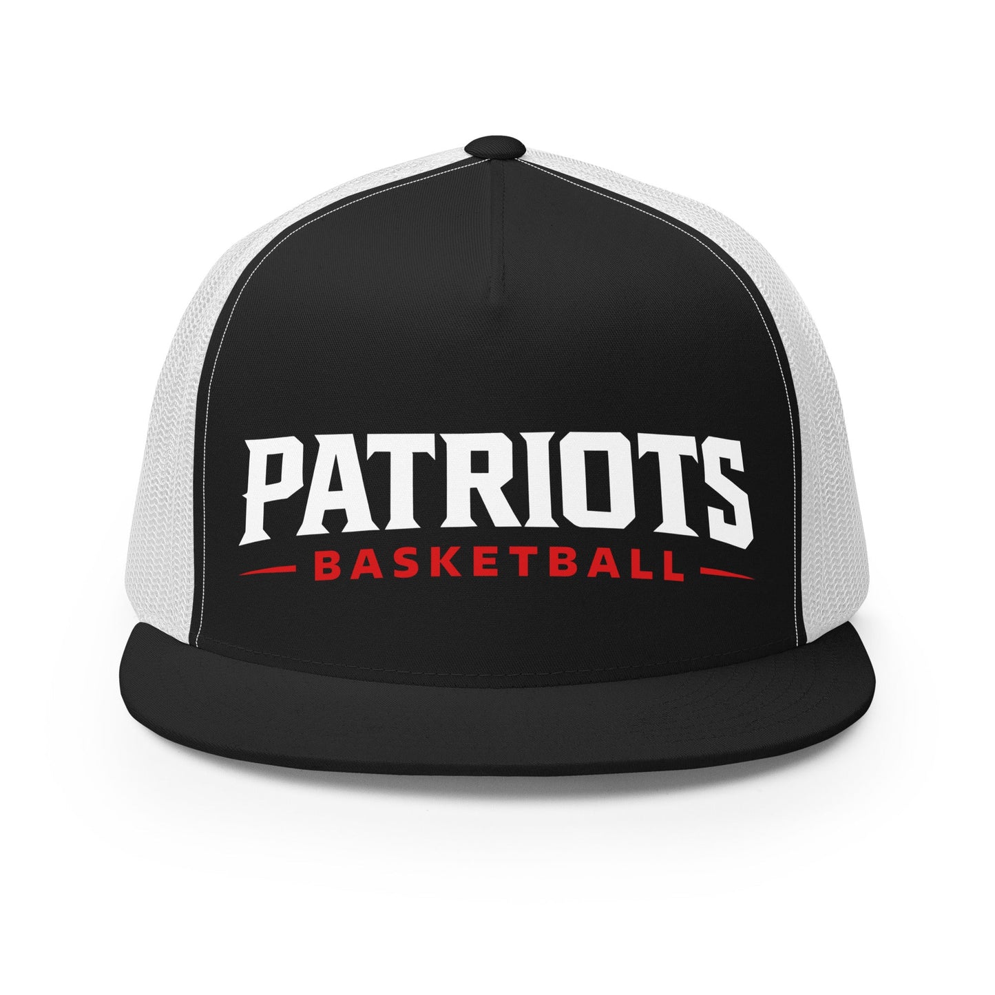 Performance | 5 Panel Trucker Cap | LFMS Athletics | Patriots Basketball Logo