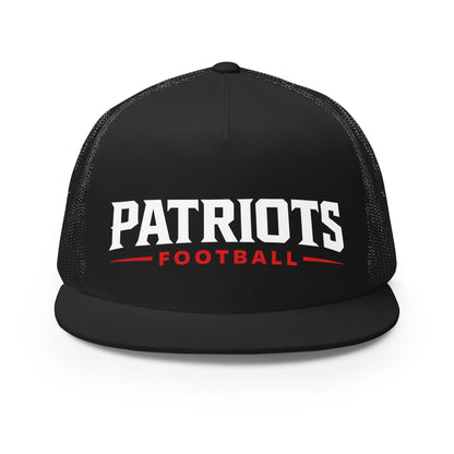 Performance | 5 Panel Trucker Cap | LFMS Athletics | Patriots Football Logo