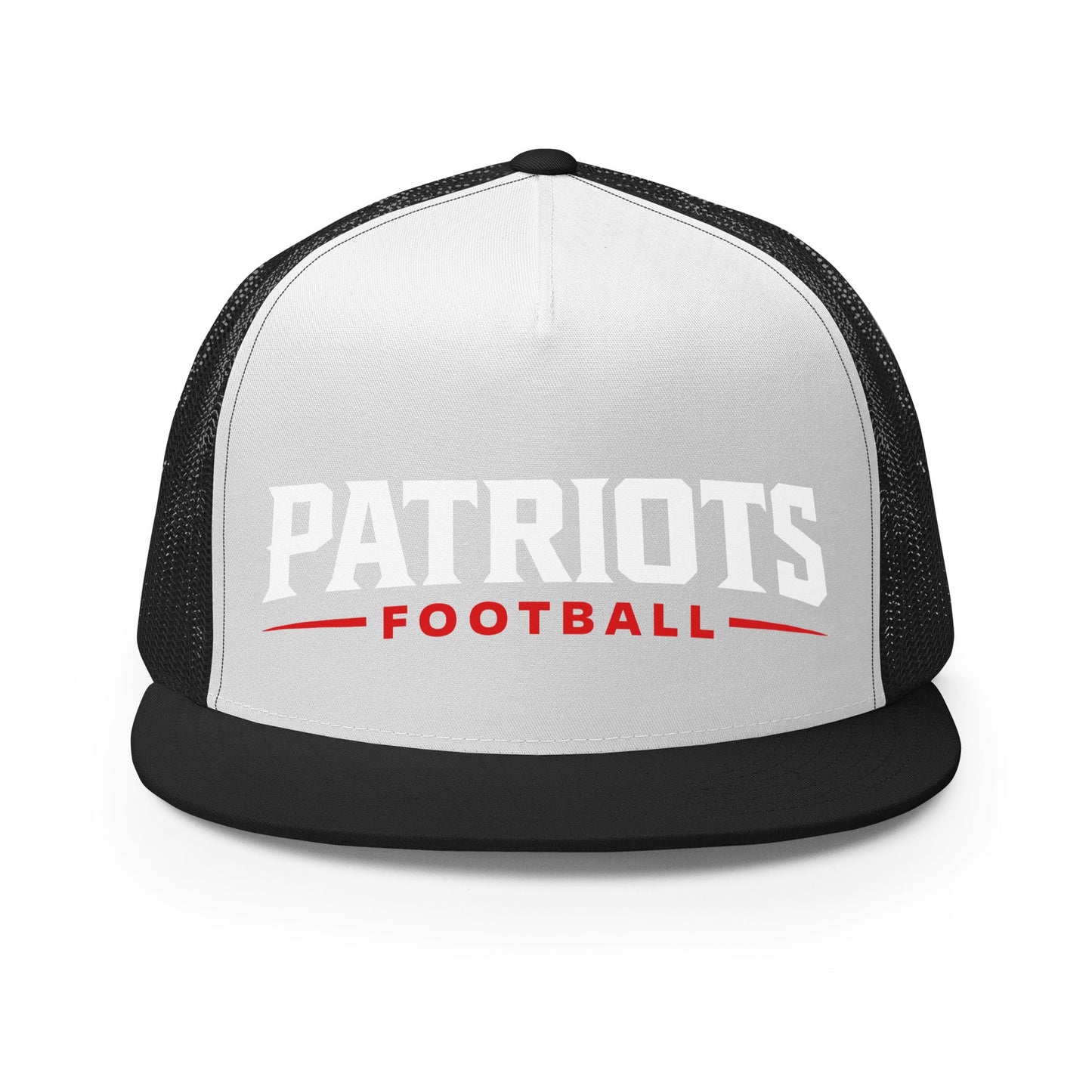 Performance | 5 Panel Trucker Cap | LFMS Athletics | Patriots Football Logo