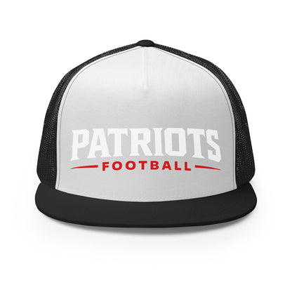 Performance | 5 Panel Trucker Cap | LFMS Athletics | Patriots Football Logo