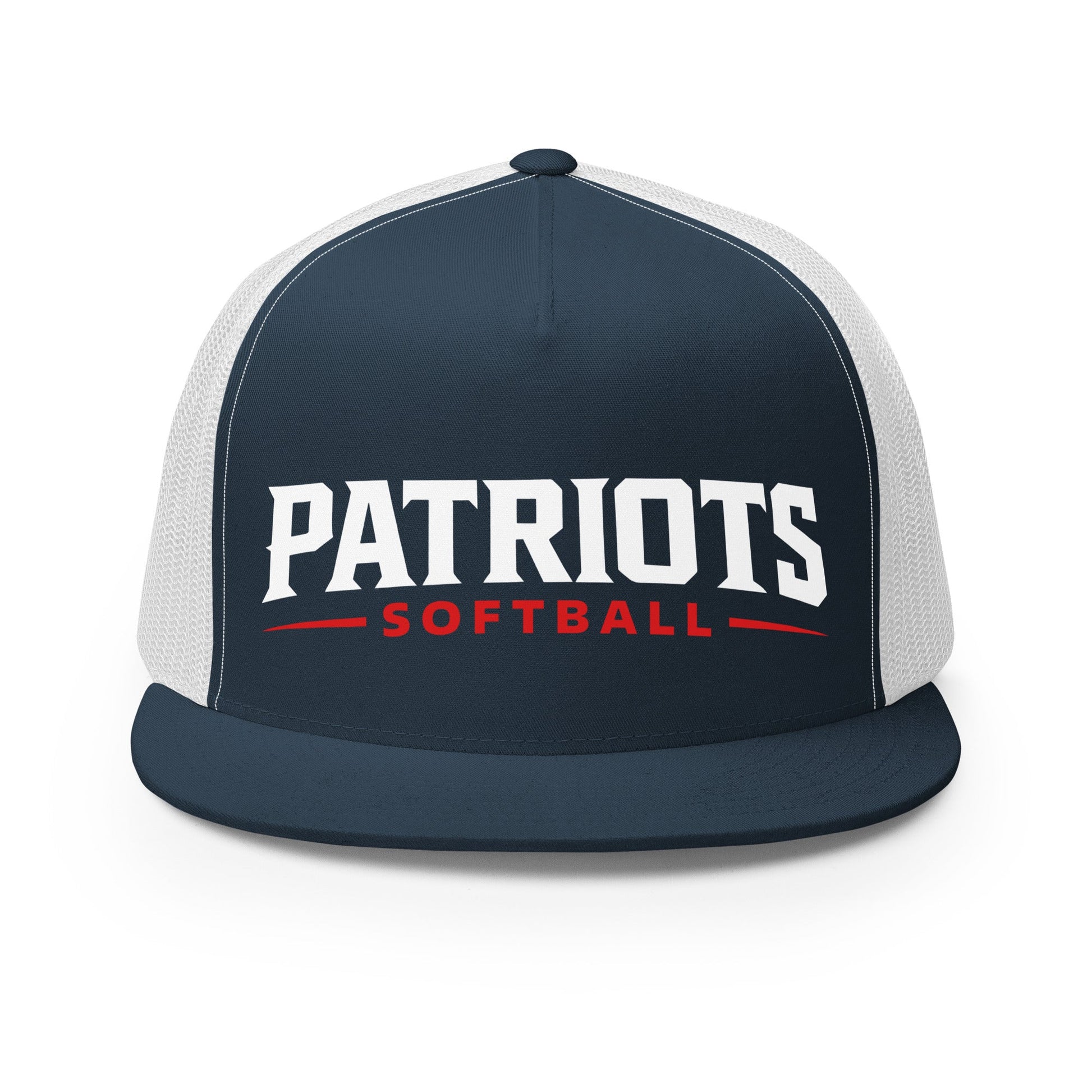 Performance | 5 Panel Trucker Cap | LFMS Athletics | Patriots Softball Logo