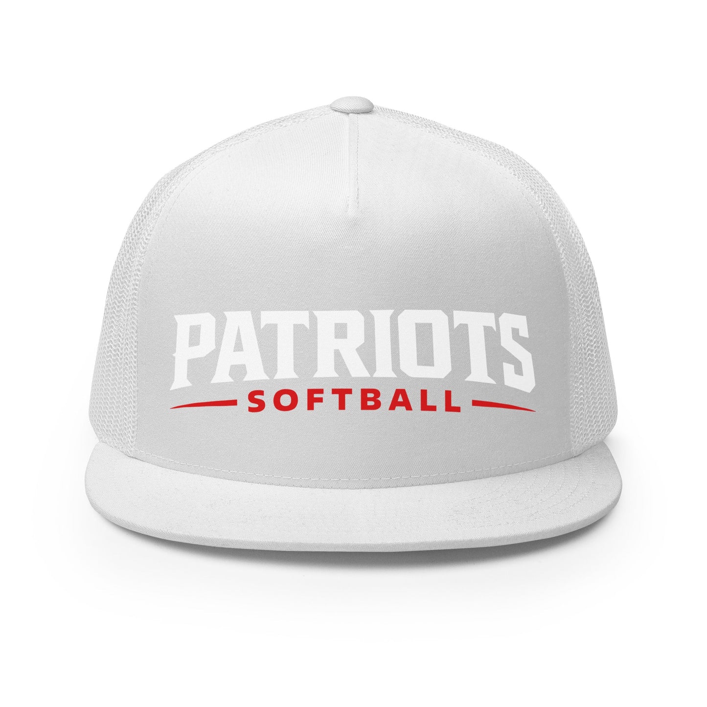 Performance | 5 Panel Trucker Cap | LFMS Athletics | Patriots Softball Logo