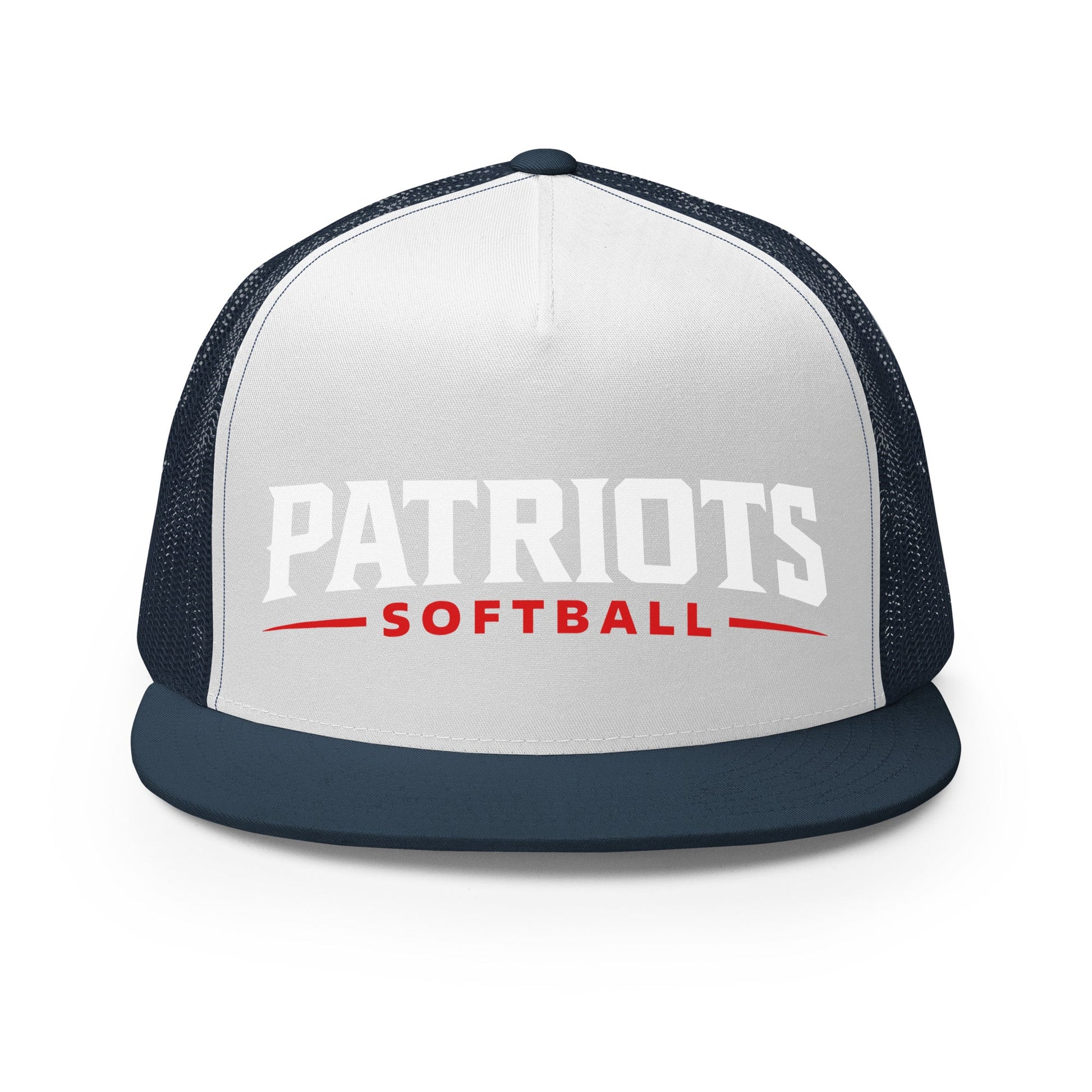 Performance | 5 Panel Trucker Cap | LFMS Athletics | Patriots Softball Logo