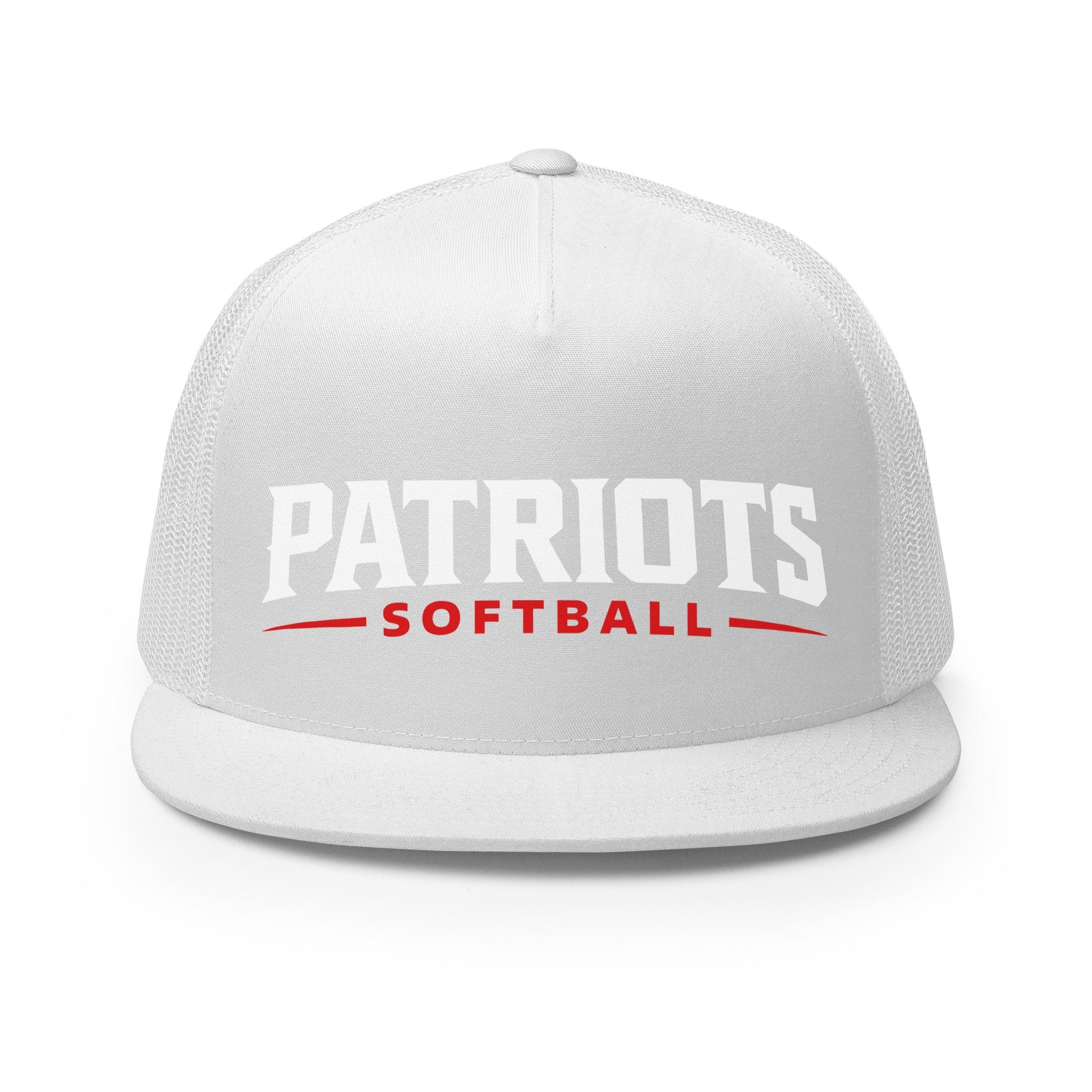 Performance | 5 Panel Trucker Cap | LFMS Athletics | Patriots Softball Logo