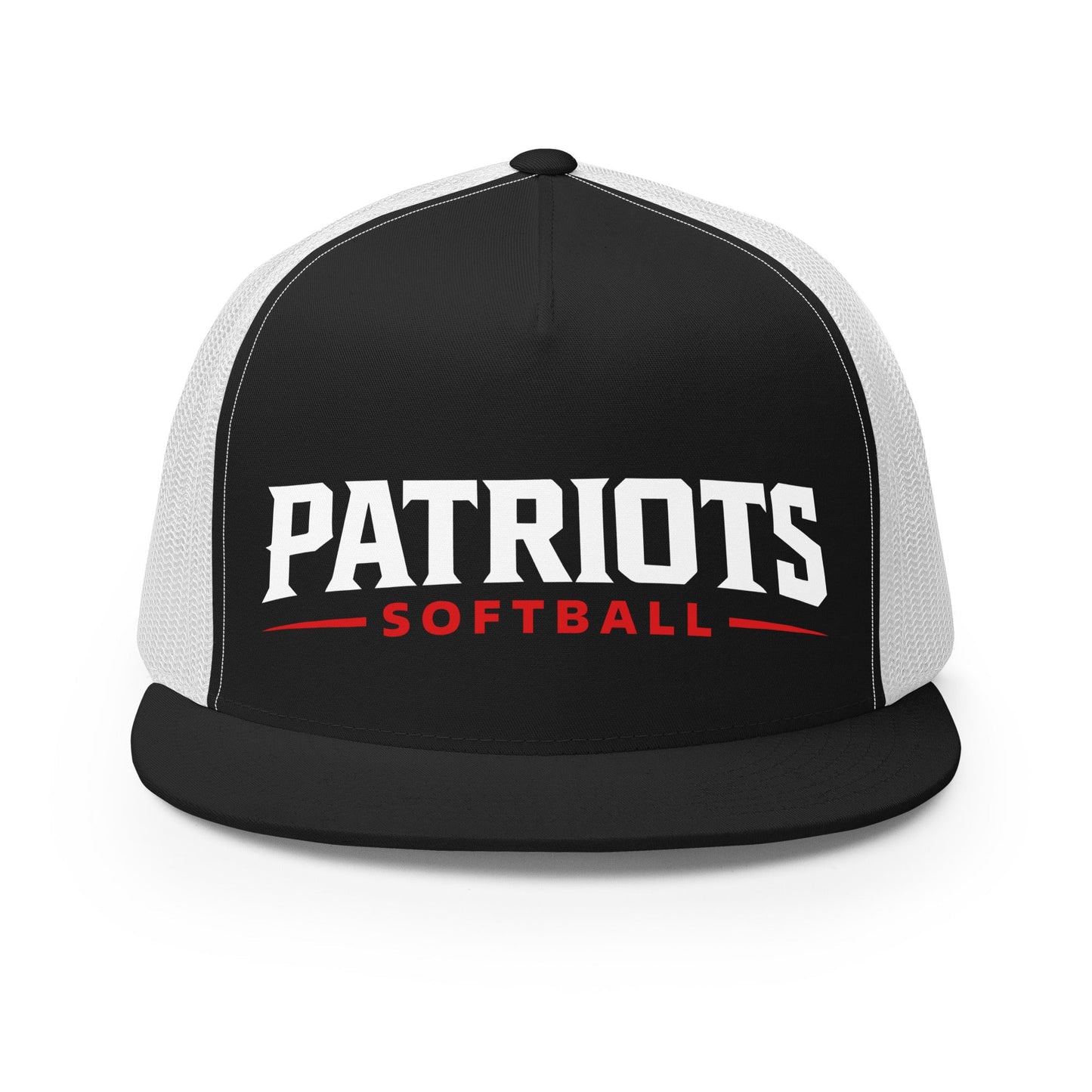 Performance | 5 Panel Trucker Cap | LFMS Athletics | Patriots Softball Logo
