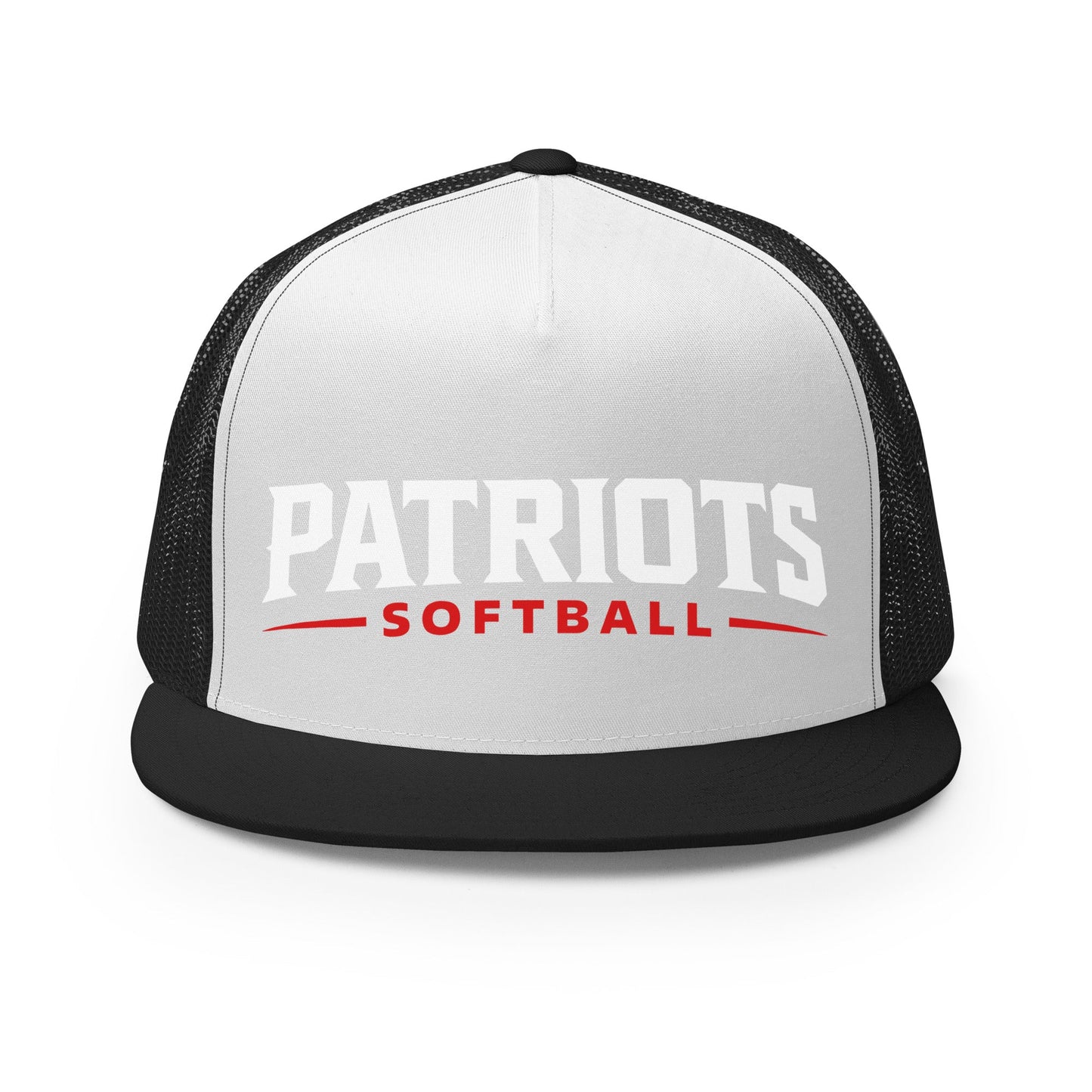 Performance | 5 Panel Trucker Cap | LFMS Athletics | Patriots Softball Logo
