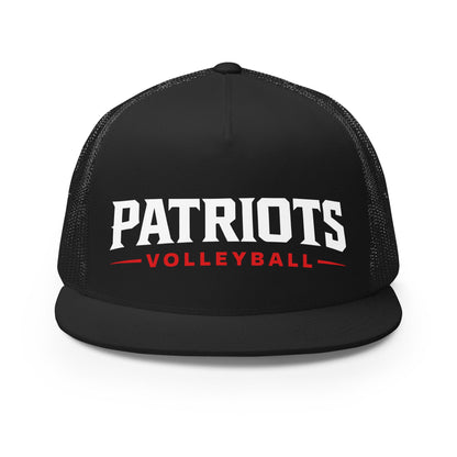 Performance | 5 Panel Trucker Cap | LFMS Athletics | Patriots Volleyball Logo