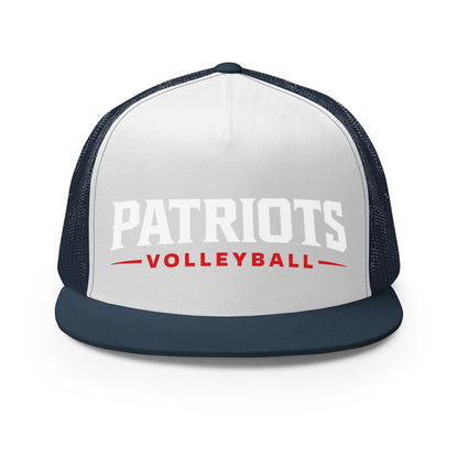 Performance | 5 Panel Trucker Cap | LFMS Athletics | Patriots Volleyball Logo