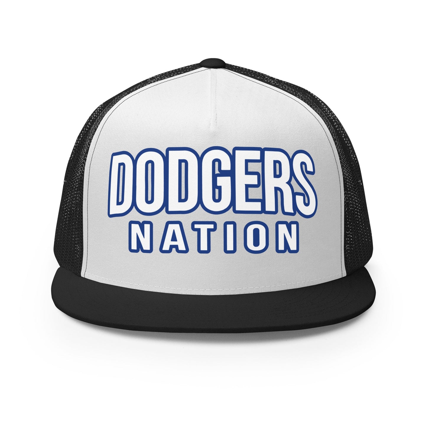 Performance | 5 Panel Trucker Cap | LI Dodgers Nation | Varsity Crest Logo