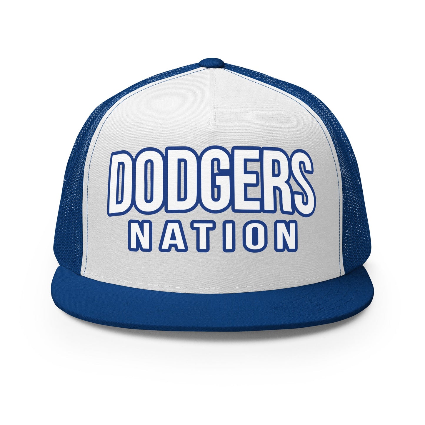Performance | 5 Panel Trucker Cap | LI Dodgers Nation | Varsity Crest Logo